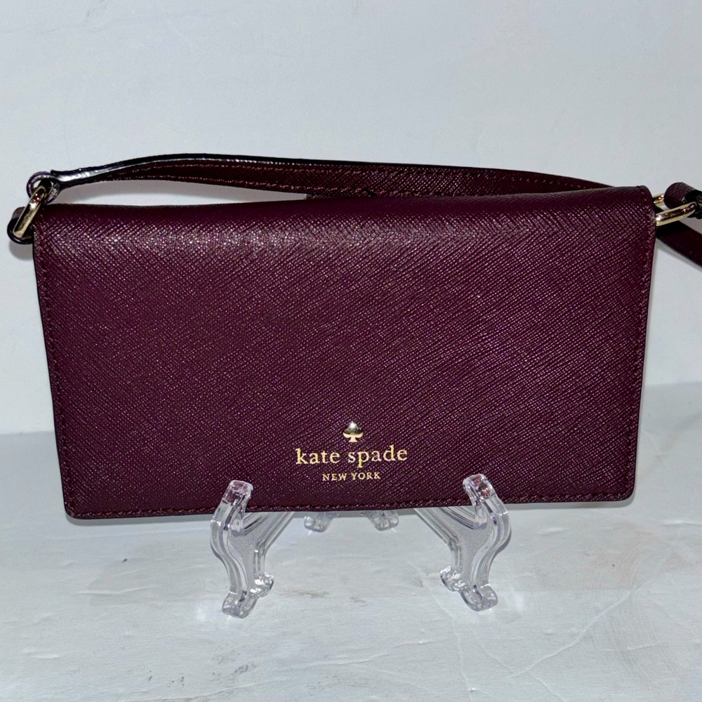 Kate Spade Crossbody Bag Wallet Plum